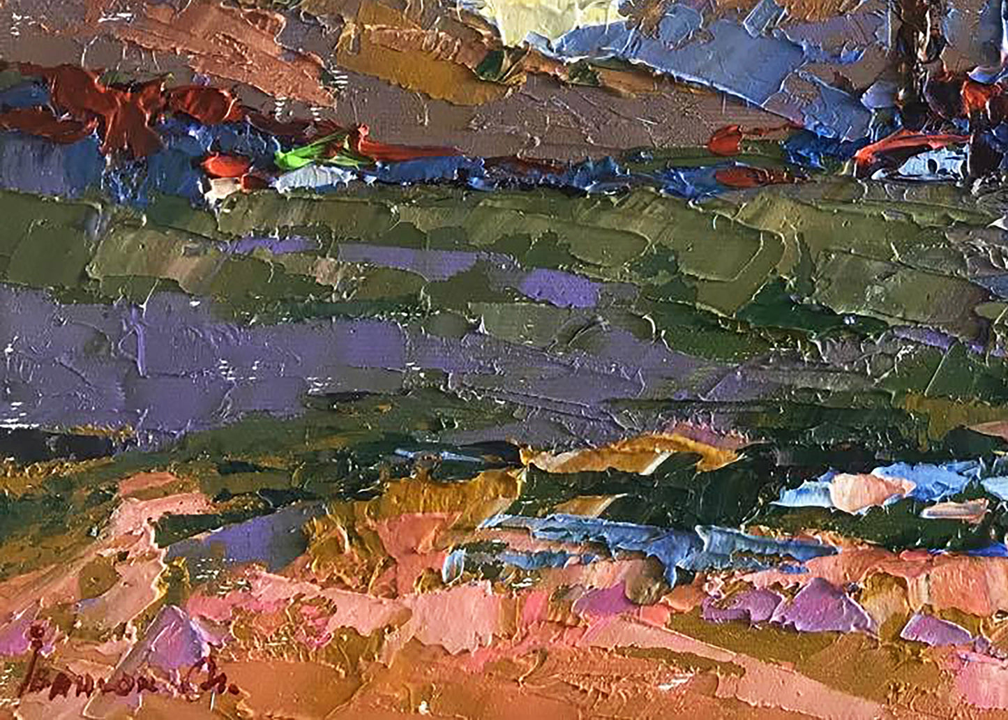 Village landscape Art 