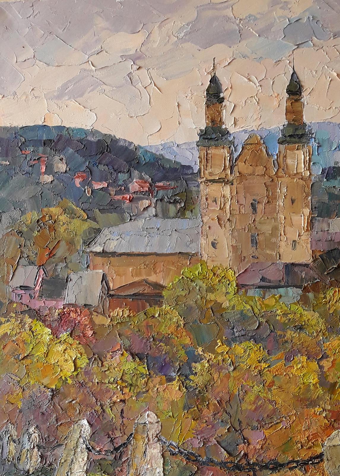 Oil painting Church in Zbarazh Serdyuk Boris Petrovich