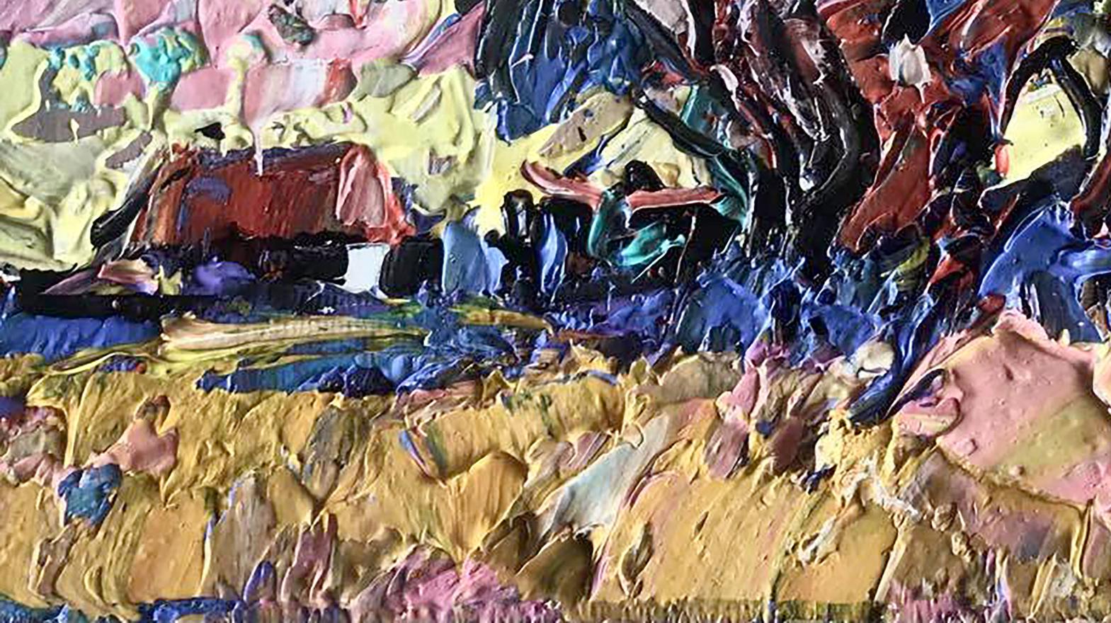 Village landscape Art 