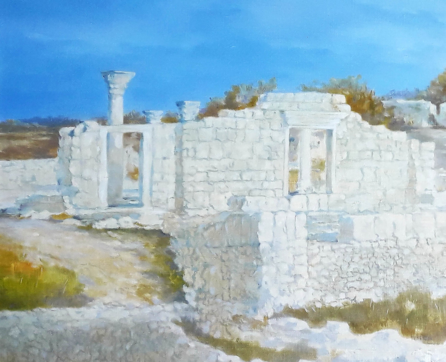 Oil painting Chersonesos Korkishko Vasily