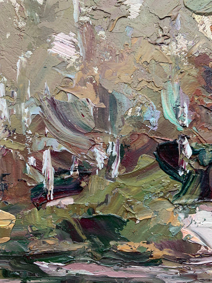 Oil painting Forest Nature Landscape 