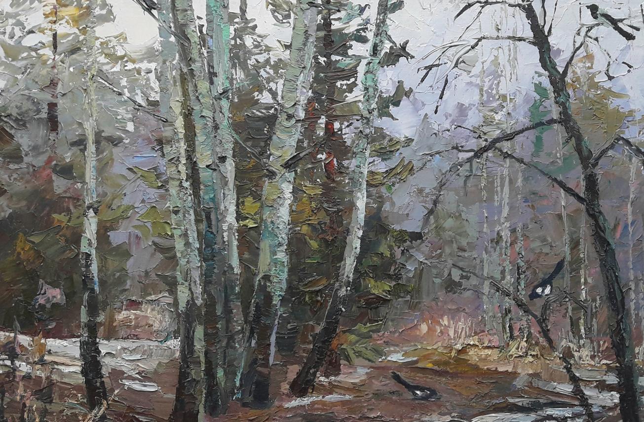 Oil painting Magpie / Serdyuk Boris Petrovich