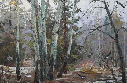 Oil painting Magpie / Serdyuk Boris Petrovich