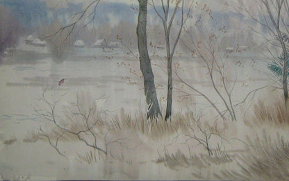 Winter Rural landscape 