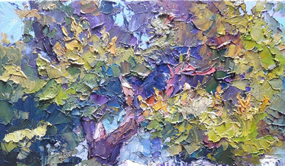 Boris Petrovich Serdyuk's oil painting capturing a "Sunny Day"