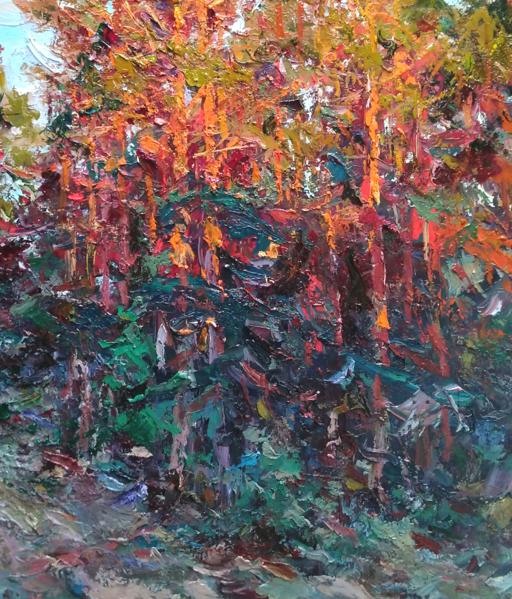 Oil painting Forest Nature Landscape 