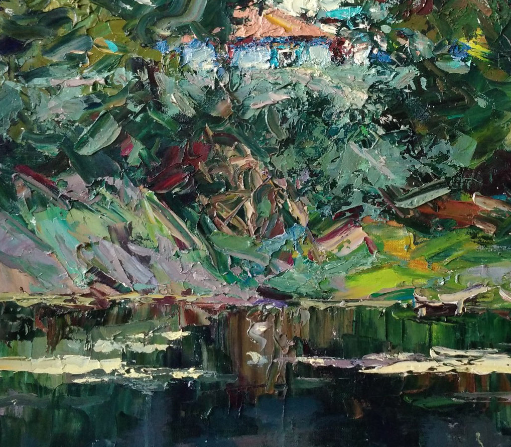 Village Summer Landscape 