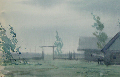 Country house rural yard