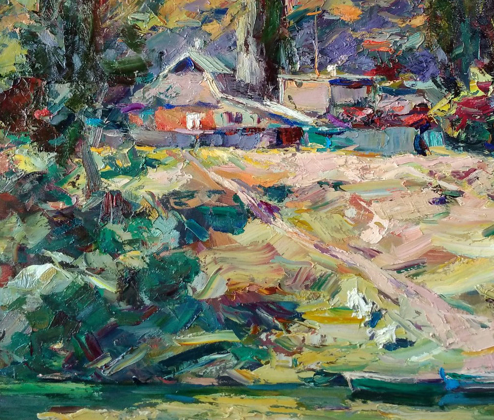 Evening rural landscape