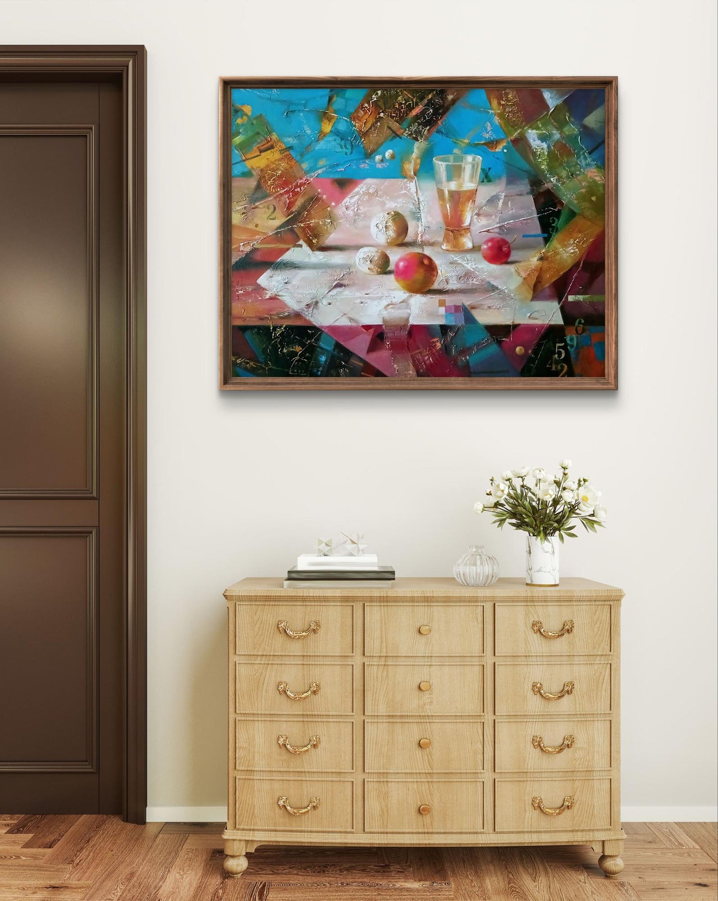 Abstract oil painting Thaw Anatoly Tarabanov