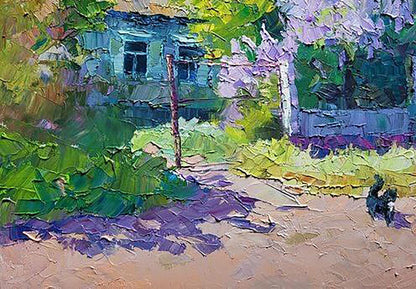 Oil painting A day in May Serdyuk Boris Petrovich