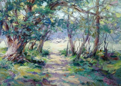 Oil painting Forest Nature Landscape 