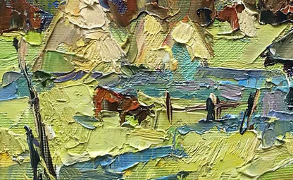  Village landscape Art 