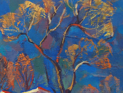 Oil painting Basic motive Egor Shvachunov