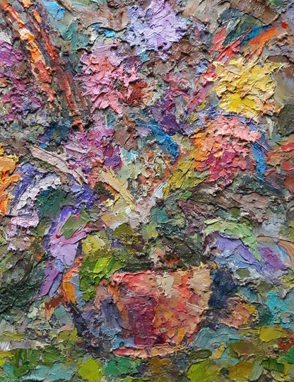 Oil painting Flower rhapsody Serdyuk Boris Petrovich