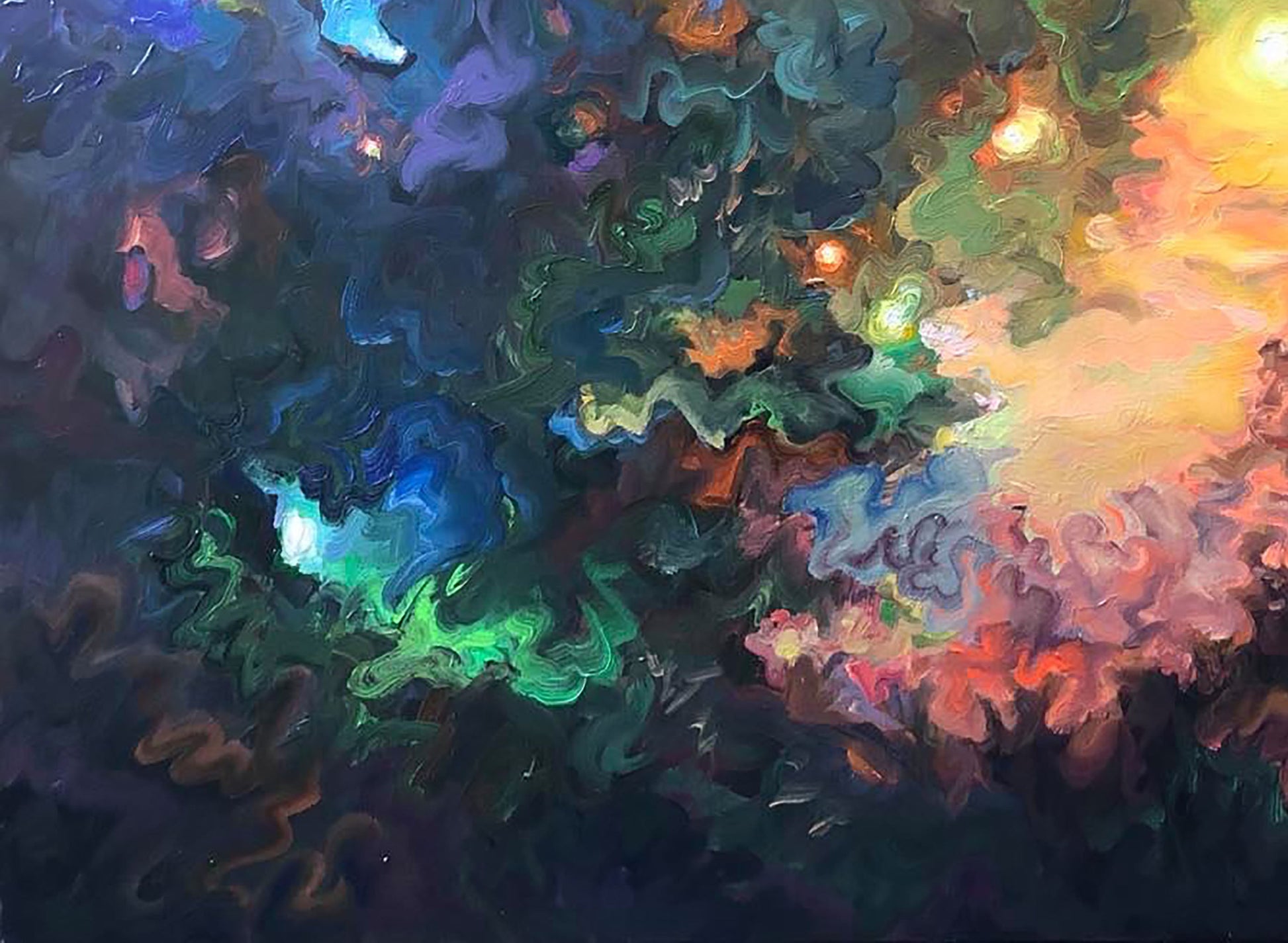 Abstract Cityscape Osnach Olesia