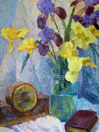 Oil painting Irises Serdyuk Boris Petrovich №SERB 88