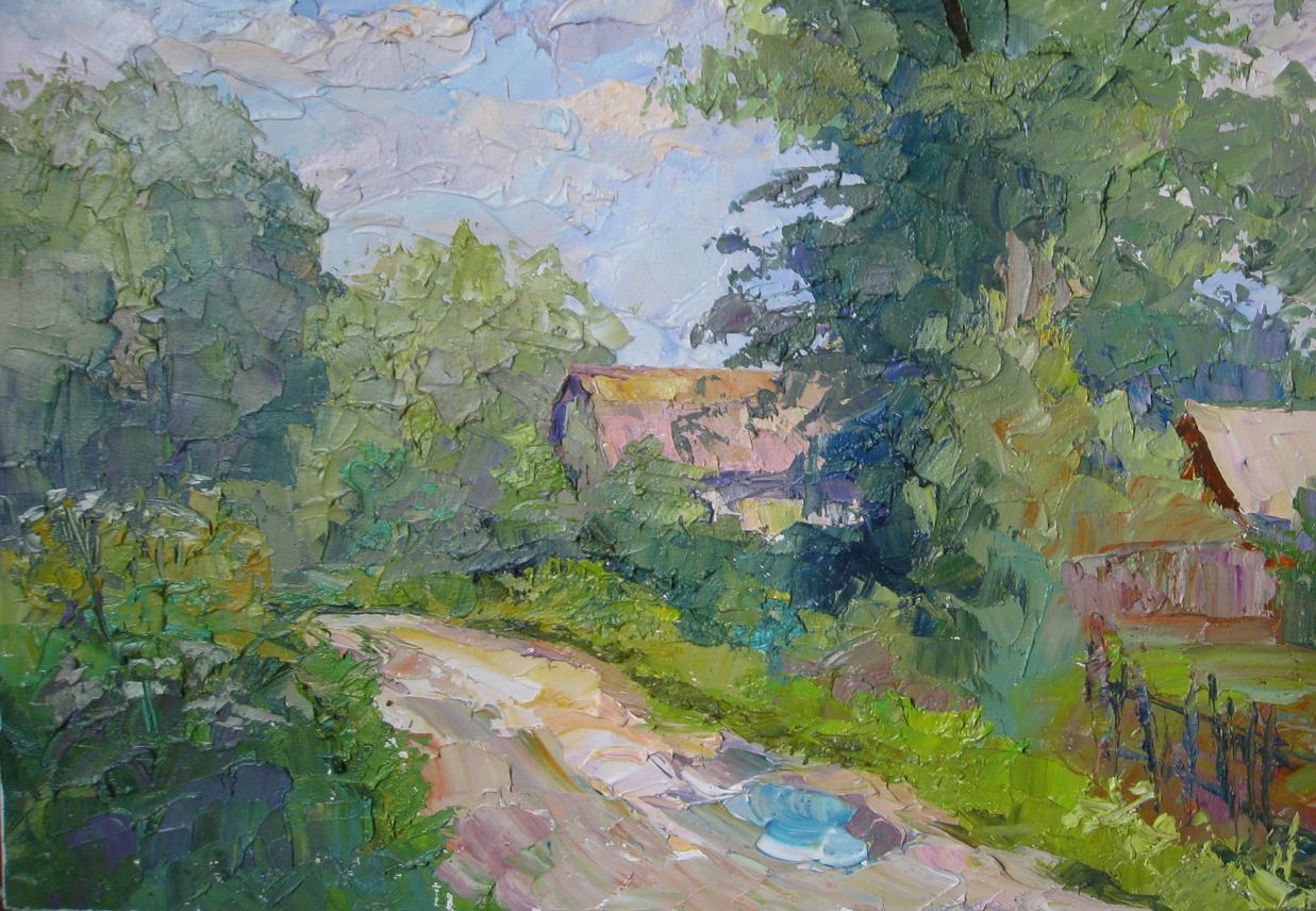 Oil painting Freshness. After the rain Serdyuk Boris Petrovich