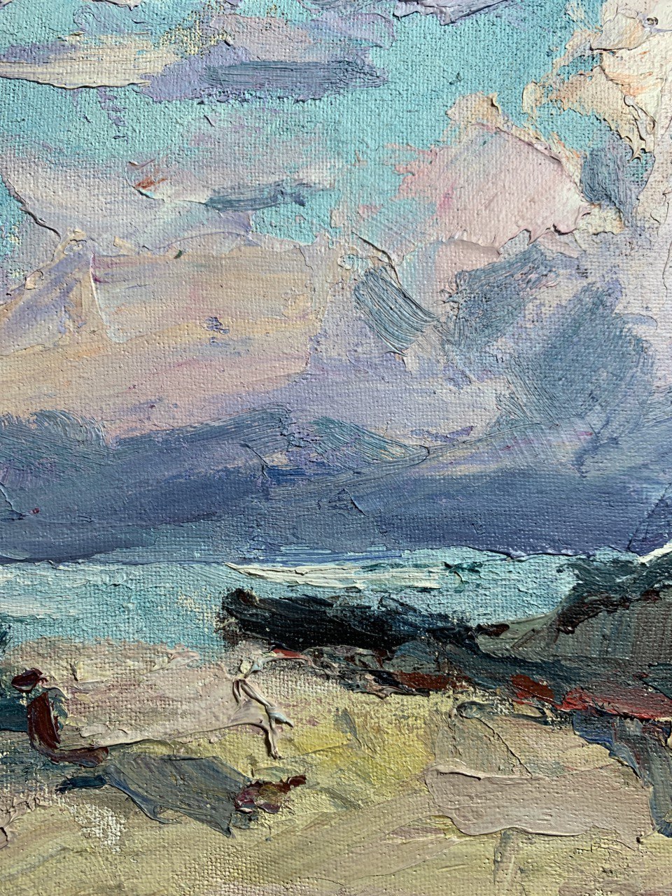 Oil painting Sea Nature Landscape 