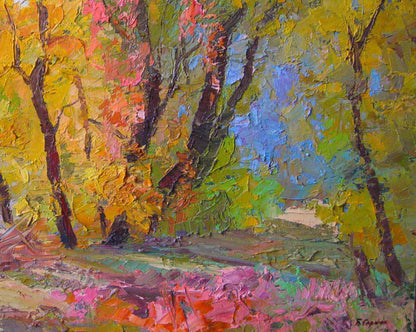 Oil painting Autumn time Serdyuk Boris Petrovich
