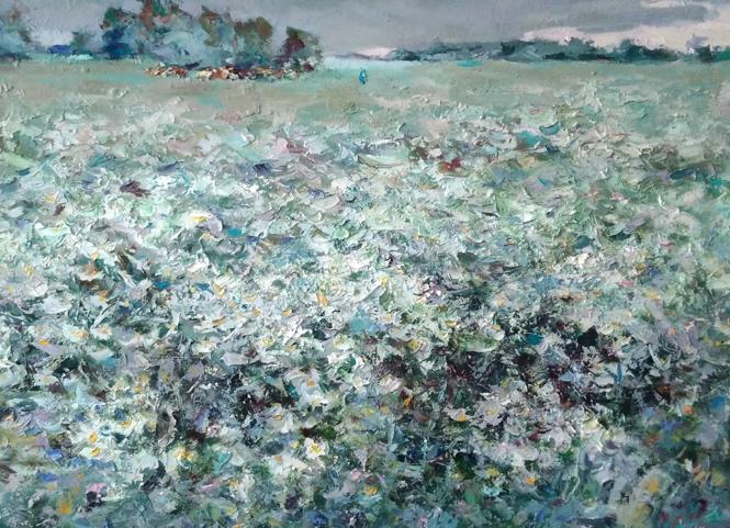 Oil Painting Rural Nature Landscape 