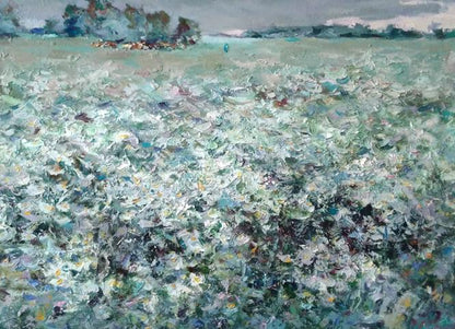 Oil Painting Rural Nature Landscape 