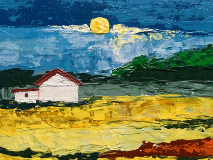 Oil painting House by the coast Zadorozhnya V. V.