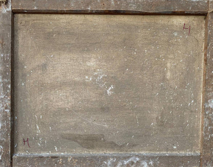 Oil painting Going to church Unknown artist