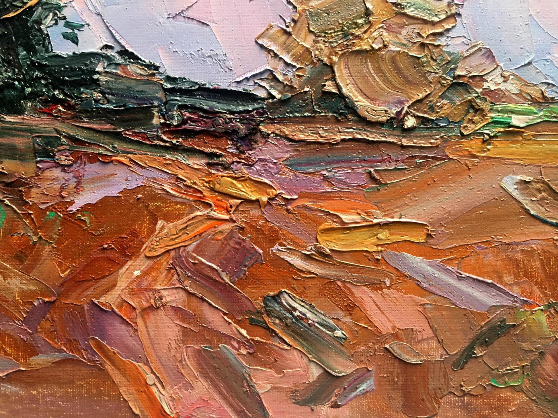 Oil painting evening 