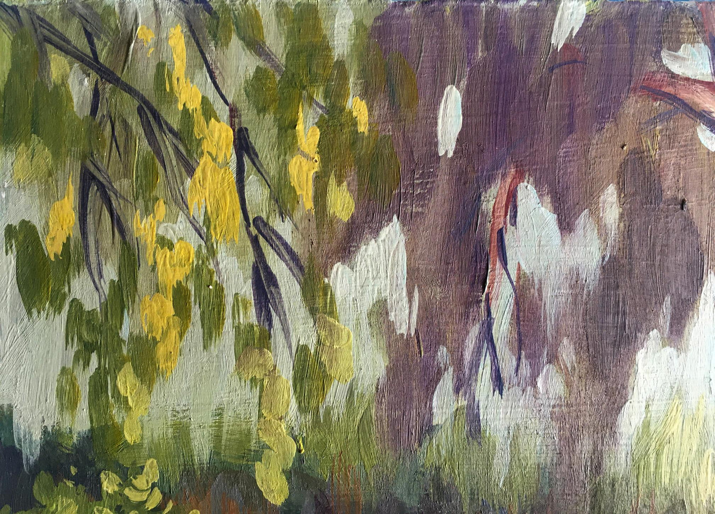 Oil painting Autumn forest Svetlana Gramm