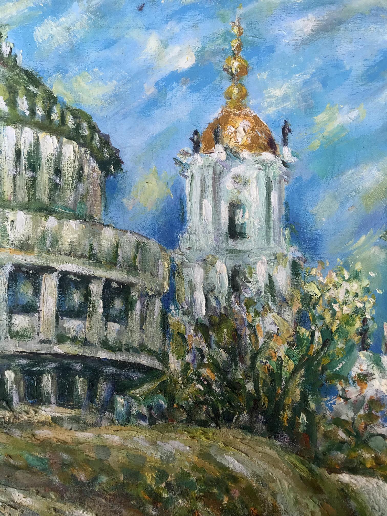 Oil Painting City Nature Landscape 