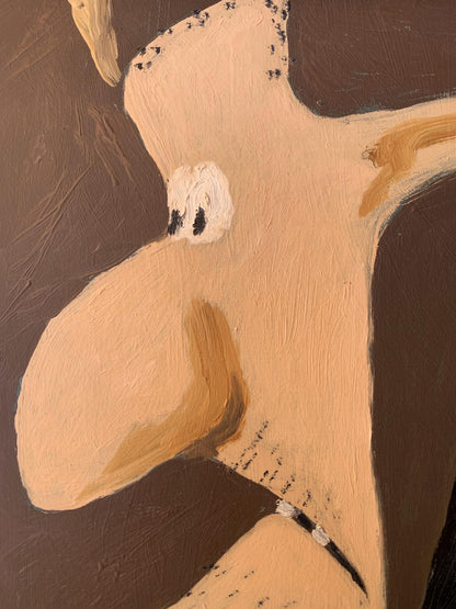 Oil painting Black suits you Oleksandr Gukalov