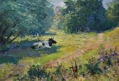 Oil painting In the shadow Serdyuk Boris Petrovich