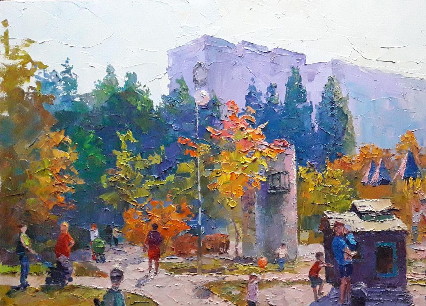 Oil painting Vacation Serdyuk Boris Petrovich