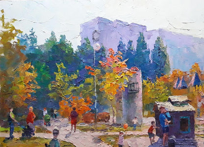 Oil painting Vacation Serdyuk Boris Petrovich