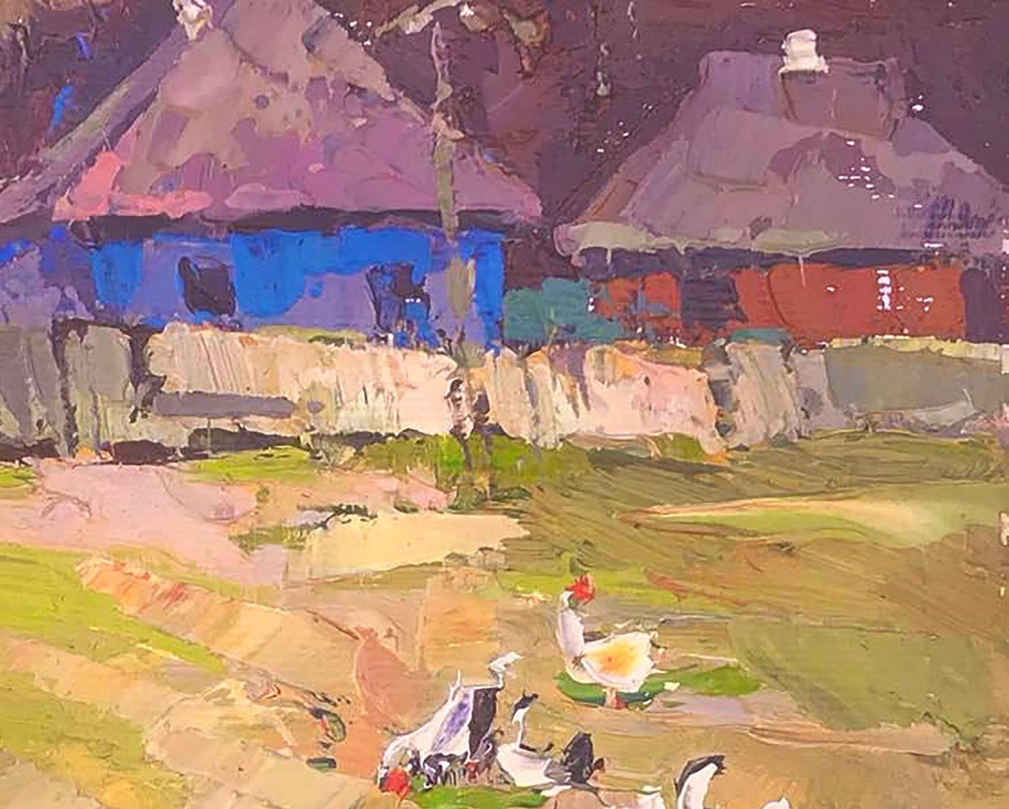 Village landscape Art 