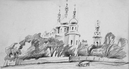 Pencil painting In Romny Egor Shvachunov