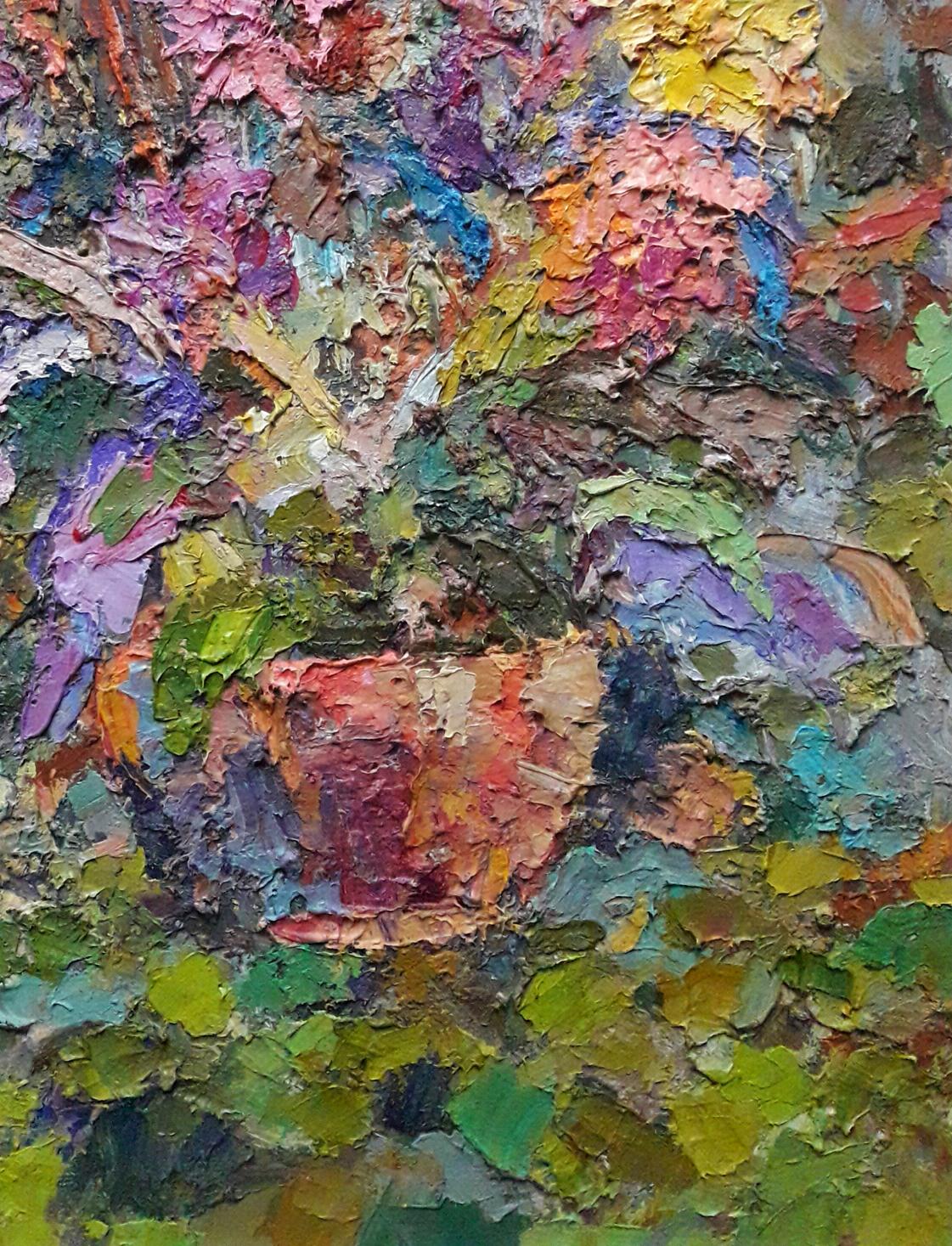 Oil painting Flower rhapsody Serdyuk Boris Petrovich