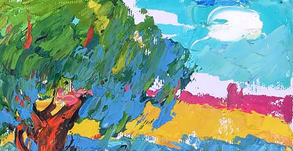 Village landscape Art 