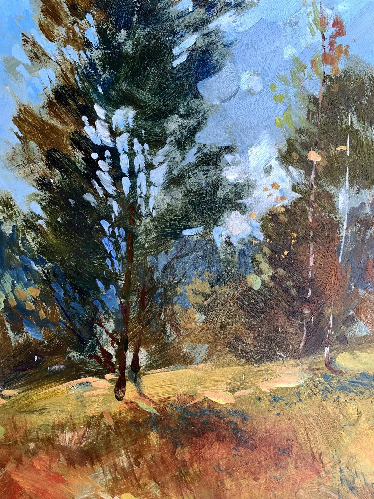 OIl painting Beginning of autumn Yuriy Suprunchuk