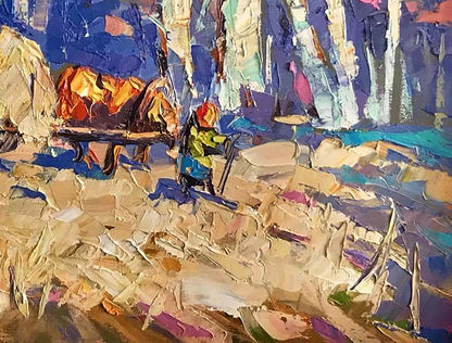 Village landscape Art 