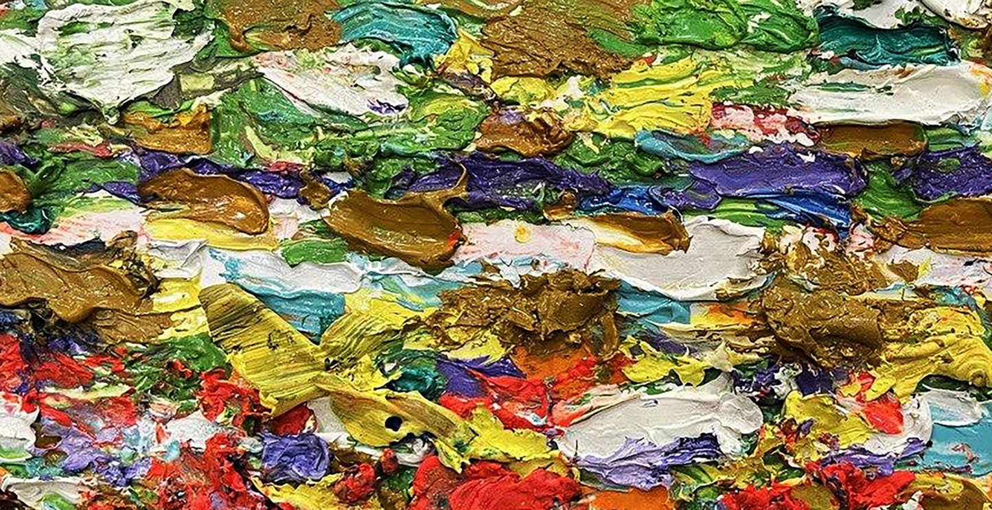 Abstract Oil painting Etude Oleksiy Dakhnenko