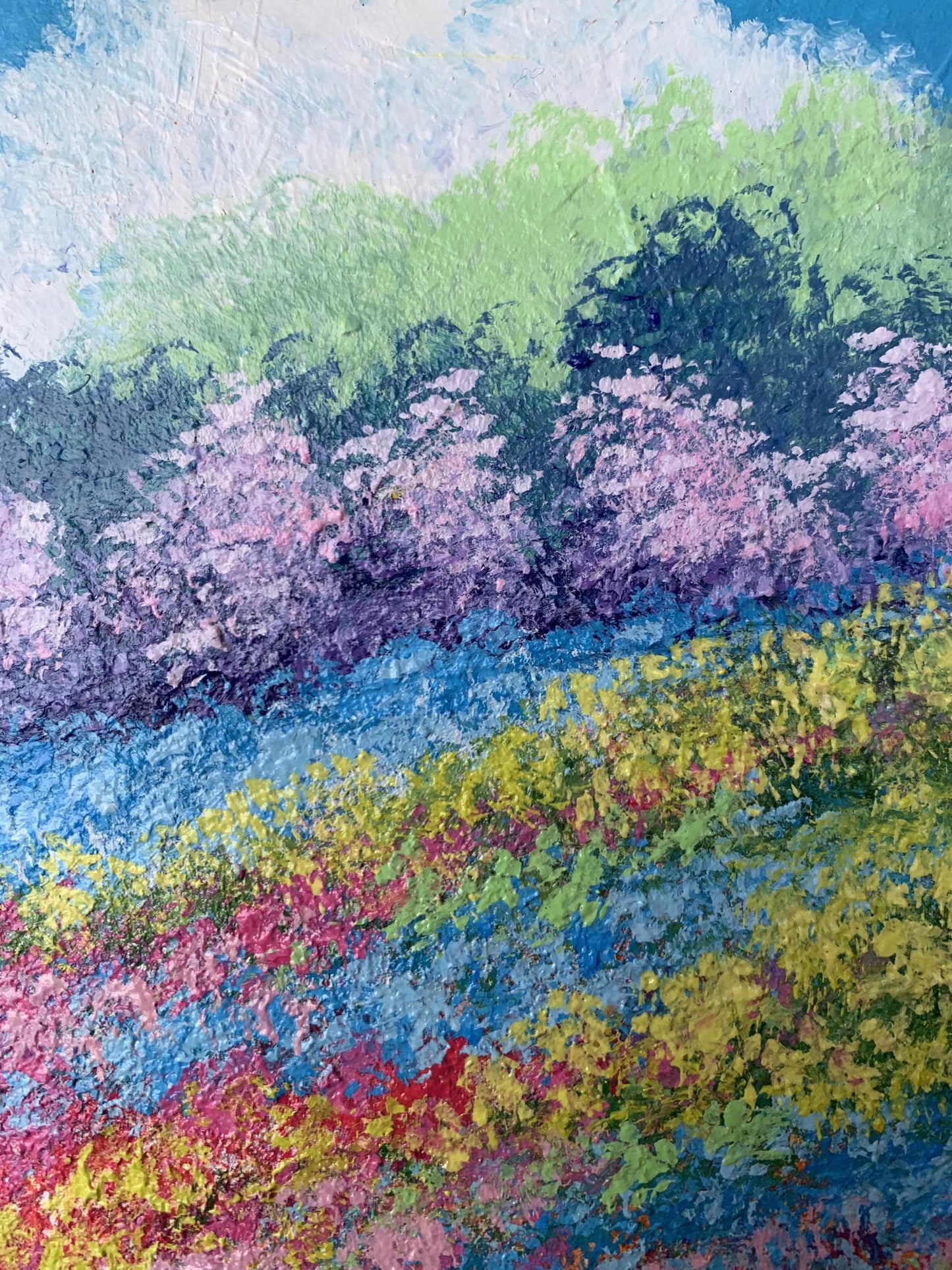 Oil painting Flower meadows V. Zadorozhnya