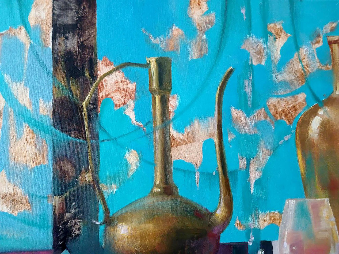 Abstract oil painting Bright morning Anatoly Tarabanov