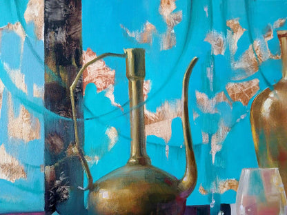 Abstract oil painting Bright morning Anatoly Tarabanov