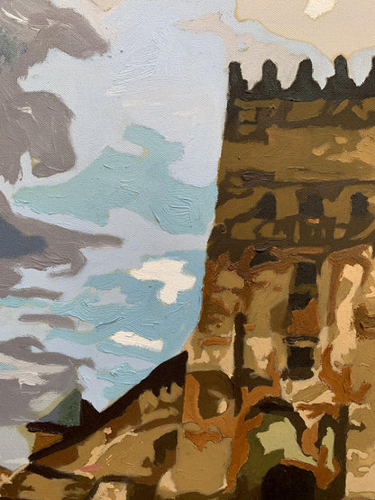 Oil painting Impregnable fortress Oleksandr Gukalov