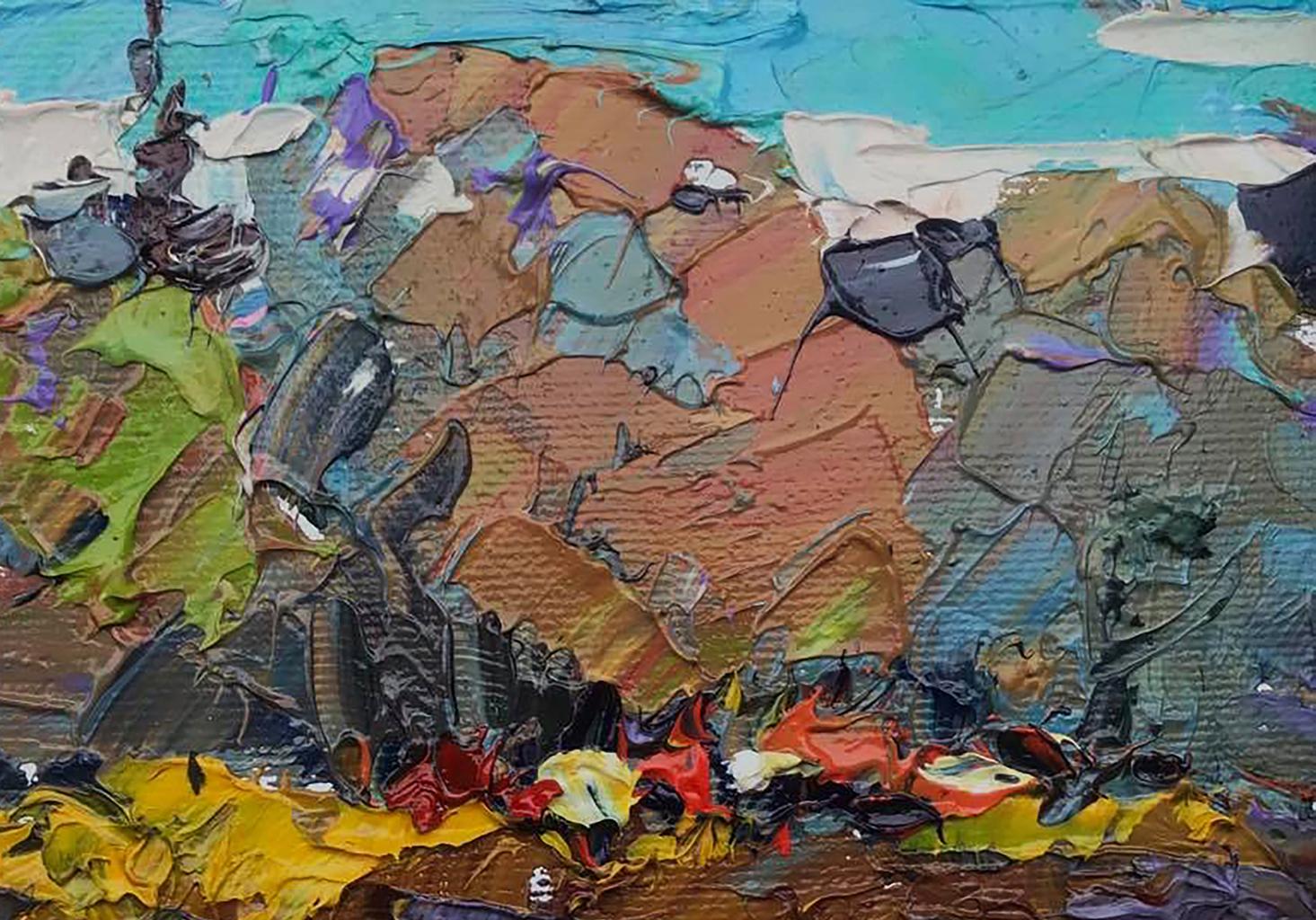 Village landscape Art 