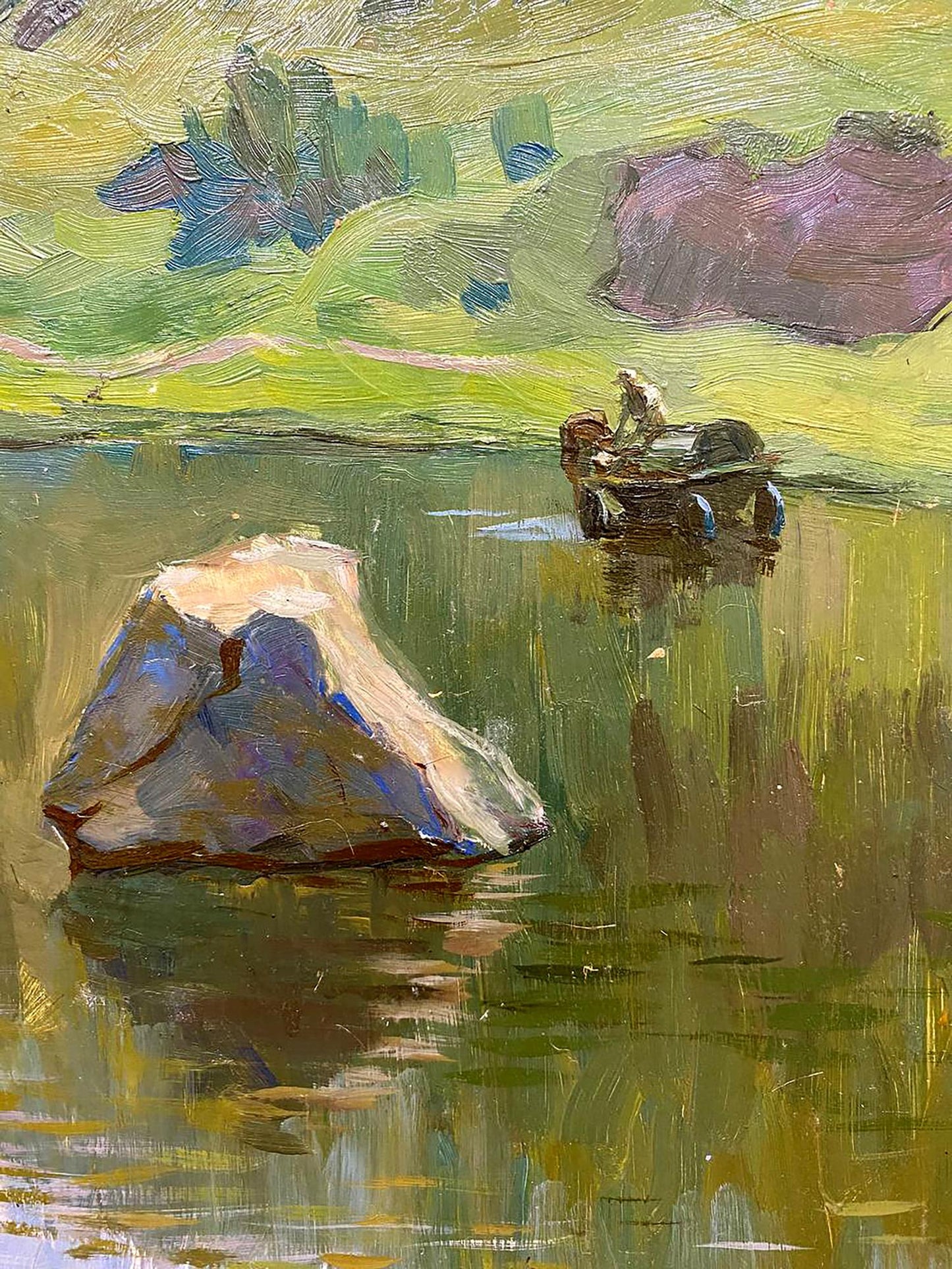 Oil painting Still water Tal'ko Boris Adol'fovich