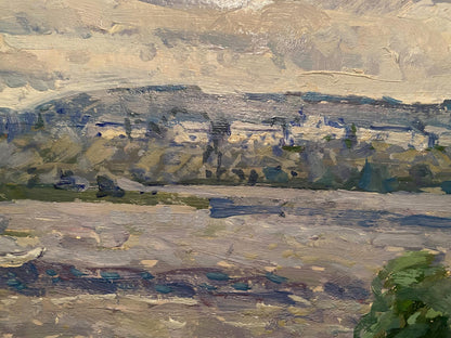 Oil painting Dnieper Bay Georgy Kolosovsky
