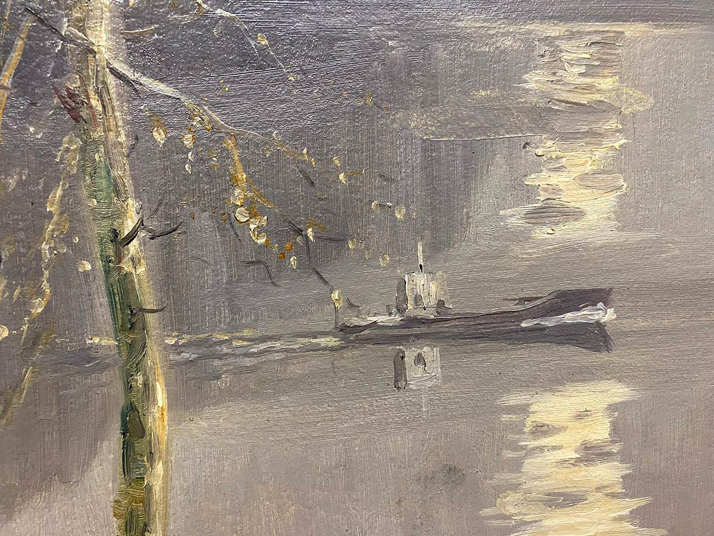 Oil painting On the lake Shariy Anatoly Ivanovich